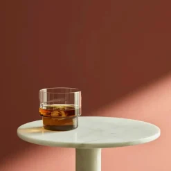 Aaron Probyn RYE Old Fashioned Glass / Short Tumbler, Set of Two - Smoke Grey