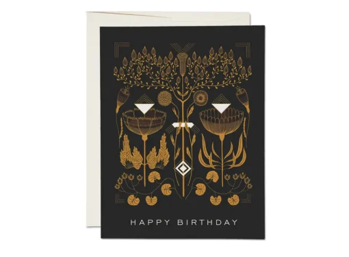 Amber Birthday Greeting Card