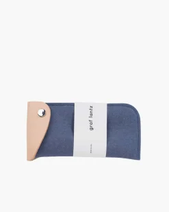 Anzen Felt & Leather Eyeglass Case, Horizon