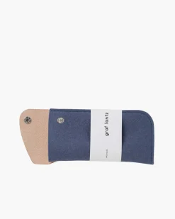 Anzen Felt & Leather Eyeglass Case, Horizon