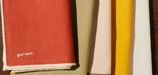 Asa Hemp Dinner Napkins, Set of 4 - Hemp Dune