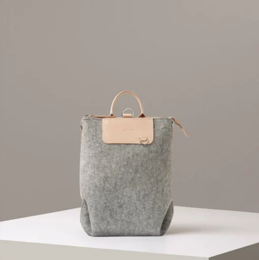Bedford Merino Wool Midi Backpack, Granite