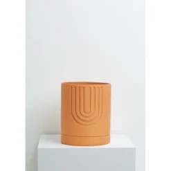 Capra Large Etch Planter, Desert