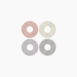 Circle Napkin Rings Set of 4, Sand
