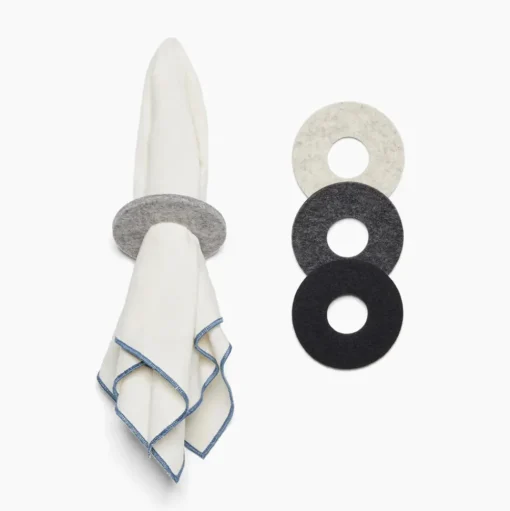 Circle Napkin Rings Set of 4, Dusk