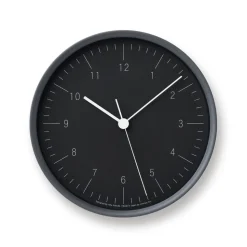 City Pop Wall Clock, Black