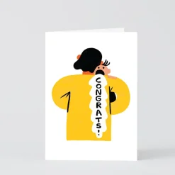Congrats Barf' Greetings Card