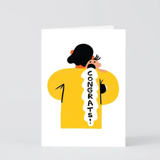 Congrats Barf' Greetings Card