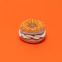 Crochet Bagel and Cream Cheese