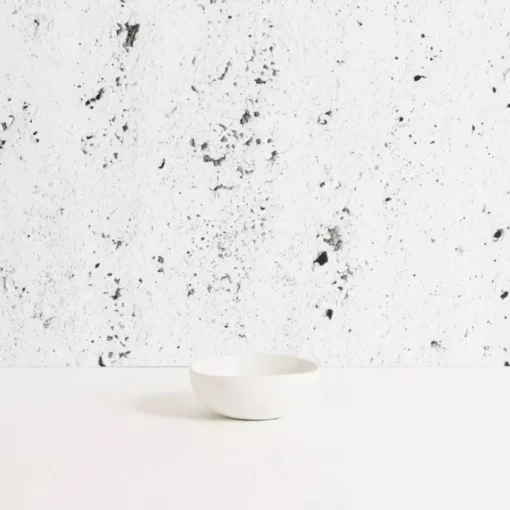Dadasi Stoneware Condiment Bowl, Matte White