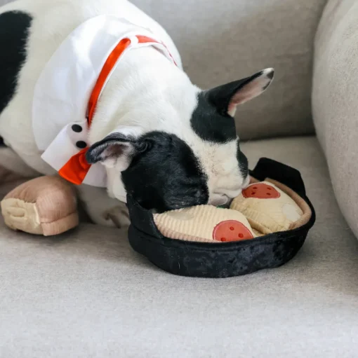 DEEP DISH PIZZA//ENRICHMENT DOG TOY