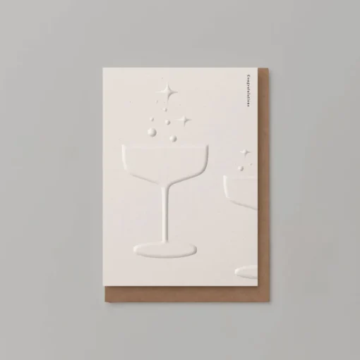 Embossed Congratulations Card