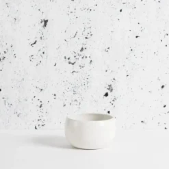 Epa Stoneware Soup Bowl, Matte White