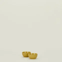 Essential Extra Small Bowls, Mustard - Set of 2