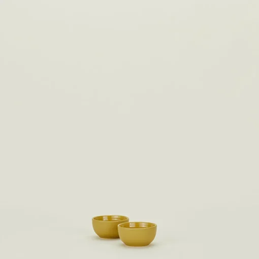 Essential Extra Small Bowls, Mustard - Set of 2