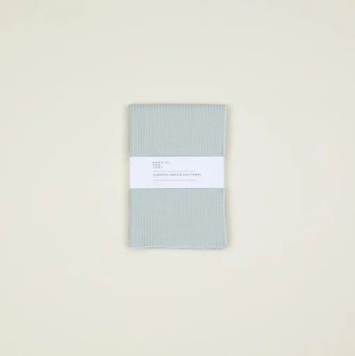 Essential Waffle Dish Towels, Set of 2 - Sky + Peacock