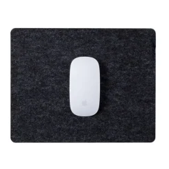Felt and Cork Mouse Pad, Dark Grey