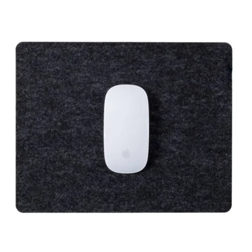 Felt and Cork Mouse Pad, Dark Grey