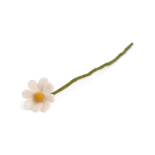 Felt Anemone, White