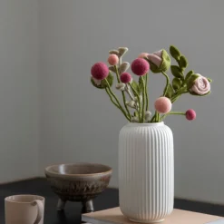Felt Ball Flower, Large