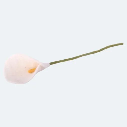 Felt Lily Flower, White