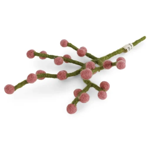 Felt Mini Branch, Rouge Berries
