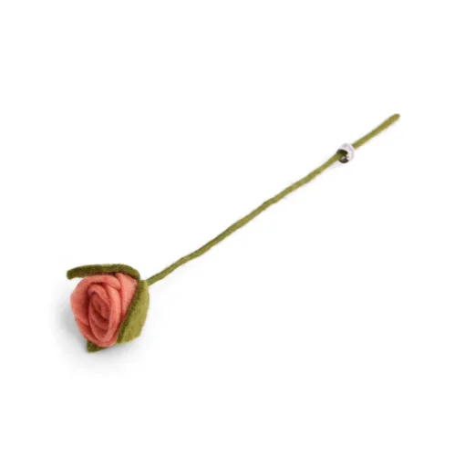 Felt Rose, Dusty Red