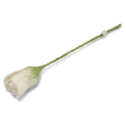 Felt Tulip, White