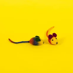 Felted Wool Mouse Toys