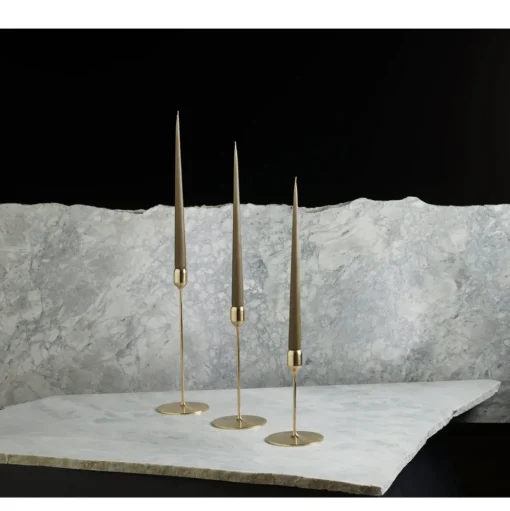 Flute Brass Candlesticks