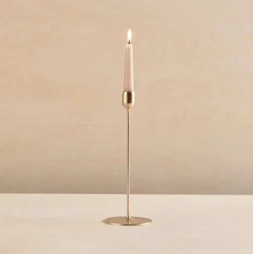 Flute Brass Candlesticks