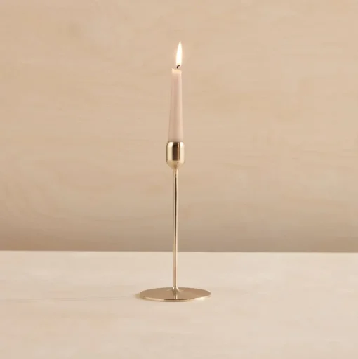 Flute Brass Candlesticks