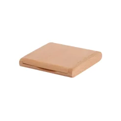 Folding Wooden Pocket Mirror