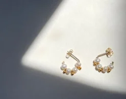 Four Pearl Earrings