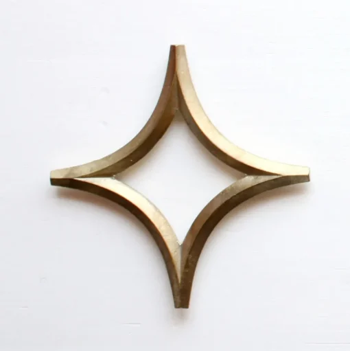 Futagami Brass Trivet, Star