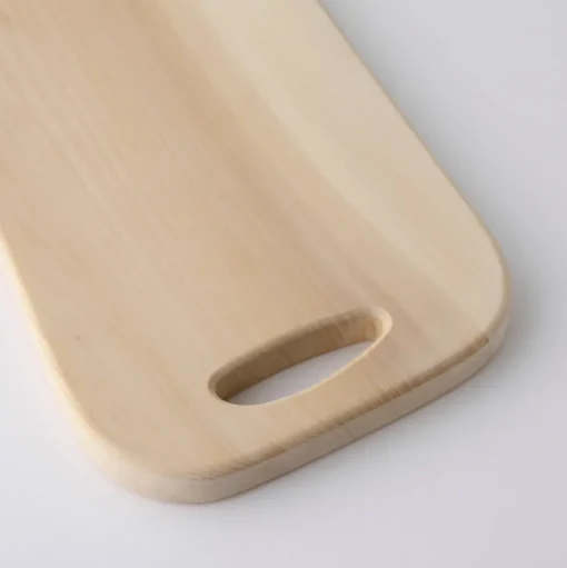Gingko Wood Cutting Board, Large Organic Rectangle