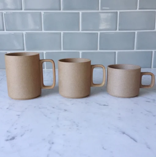 Hasami Porcelain 15 oz. Mug, Gloss Grey