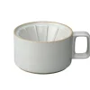 Hasami Porcelain Dripper, Gloss Grey