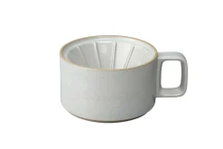 Hasami Porcelain Dripper, Gloss Grey