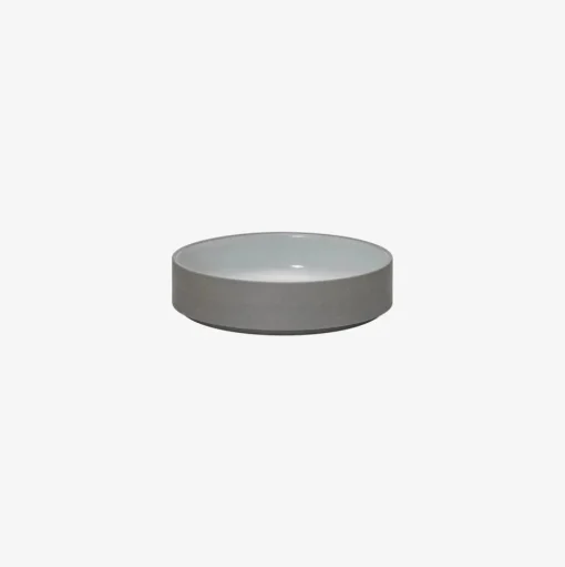Hasami Porcelain Grey Collection Bowls, Ash White