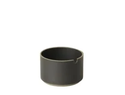 Hasami Porcelain Sugar Pot, Black