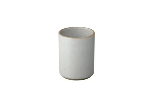 Hasami Porcelain Tumbler/Container, Gloss Grey