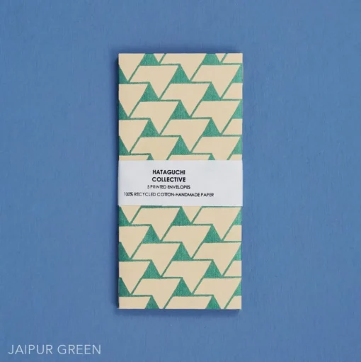 Hataguchi Collective Large Envelopes, Jaipur Green