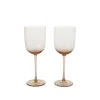 Host Red Wine Glasses, Blush - Set of 2