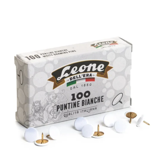 Leone Dell'Era Metal Pushpins, Assorted Colors