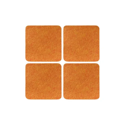 Merino Wool Felt Coaster Sets, Square - Assorted Colors
