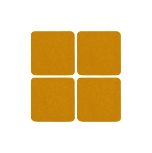 Merino Wool Felt Coaster Sets, Square - Assorted Colors