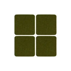 Merino Wool Felt Coaster Sets, Square - Assorted Colors
