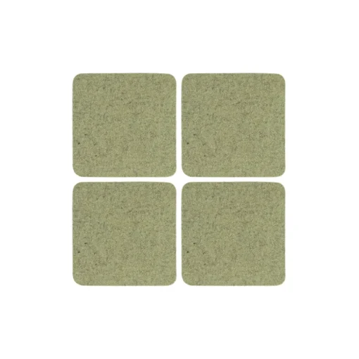 Merino Wool Felt Coaster Sets, Square - Assorted Colors