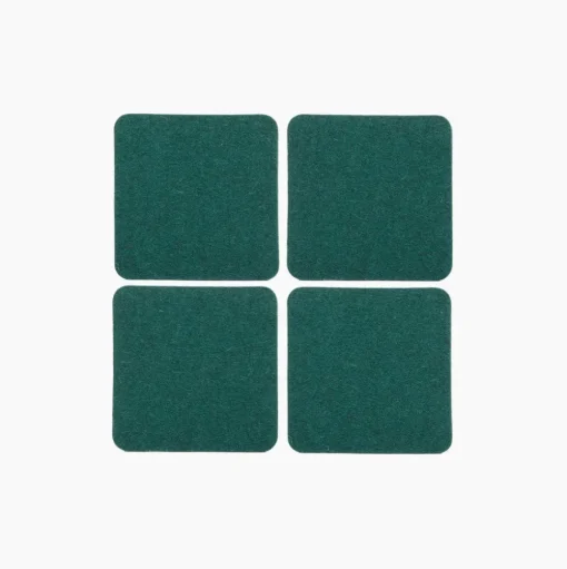 Merino Wool Felt Coaster Sets, Square - Assorted Colors